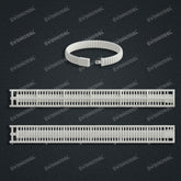 Miami Watch Band Chain Casting White Wax 3D Printing Service SWDB-143-W9-08