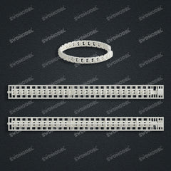 Miami Cuban Chain Casting White Wax 3D Printing Service SWDB-144-W8.1-096