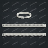 Miami Cuban Chain Casting White Wax 3D Printing Service SWDB-145-W7.5-08