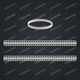 Miami Cuban Chain Casting White Wax 3D Printing Service SWDB-146-W6