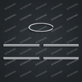 Miami Cuban Chain Casting White Wax 3D Printing Service SWDB-148-W2.8-01