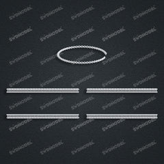 Miami Cuban Chain Casting White Wax 3D Printing Service SWDB-148-W2.8-01