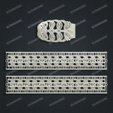 Miami Cuban Chain Casting White Wax 3D Printing Service SWDB-150-W20-014