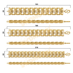 Miami Cuban Chain Casting White Wax 3D Printing Service SWDB-150-W20-014