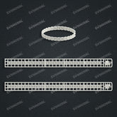 Miami Cuban Chain Casting White Wax 3D Printing Service SWDB-153-W6-062