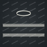 Miami Watch Band Chain Casting White Wax 3D Printing Service SWDB-154-W4.3