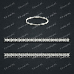 Miami Watch Band Chain Casting White Wax 3D Printing Service SWDB-154-W4.3