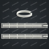 Miami Hepburn Chain Casting White Wax 3D Printing Service SWDB-155-W10-04