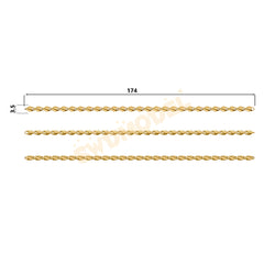Miami Knight Chain Casting White Wax 3D Printing Service SWDB-159-W3.5-05