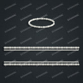 Miami Knight Chain Casting White Wax 3D Printing Service SWDB-160-W3.5-07