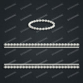 Miami Knight Chain Casting White Wax 3D Printing Service SWDB-162-W3.2