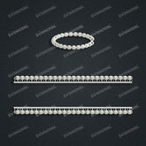 Miami Knight Chain Casting White Wax 3D Printing Service SWDB-163-W4