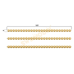 Miami Knight Chain Casting White Wax 3D Printing Service SWDB-163-W4