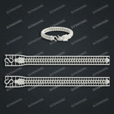 Miami Cuban Chain Casting White Wax 3D Printing Service SWDB-172-W10-019