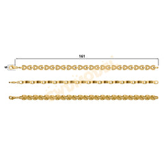 Miami Watch Band Chain Casting White Wax 3D Printing Service SWDB-176-W6-06