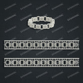 Miami Filigree Chain Casting White Wax 3D Printing Service SWDB-177-W13-022