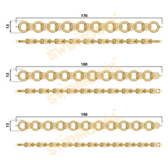 Miami Filigree Chain Casting White Wax 3D Printing Service SWDB-177-W13-022