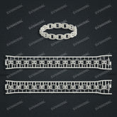 Miami Filigree Chain Casting White Wax 3D Printing Service SWDB-178-W9-07