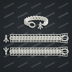 Miami Cuban Chain Casting White Wax 3D Printing Service SWDB-188-W14