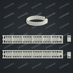 Miami Marine Chain Casting White Wax 3D Printing Service SWDB-189-W10.6-020
