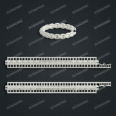 Miami Knight Chain Casting White Wax 3D Printing Service SWDB-190-W9-01