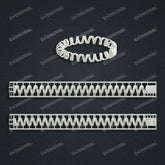 Miami Watch Band Chain Casting White Wax 3D Printing Service SWDB-191-W10