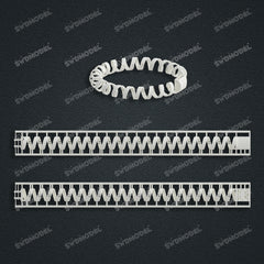 Miami Watch Band Chain Casting White Wax 3D Printing Service SWDB-191-W10