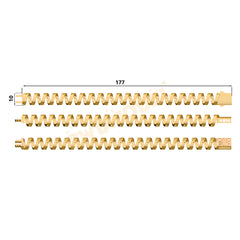 Miami Watch Band Chain Casting White Wax 3D Printing Service SWDB-191-W10