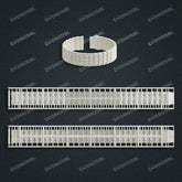 Miami Watch Band Chain Casting White Wax 3D Printing Service SWDB-192-W14