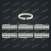 Miami Cuban Chain Casting White Wax 3D Printing Service SWDB-195-W10-03