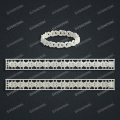 Miami Cuban Chain Casting White Wax 3D Printing Service SWDB-201-W12-02