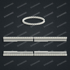 Miami Knight Chain Casting White Wax 3D Printing Service SWDB-206-W3.5