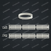 Miami Cuban Chain Casting White Wax 3D Printing Service SWDB-211-W10