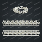 Miami Cuban Chain Casting White Wax 3D Printing Service SWDB-238-W12-02