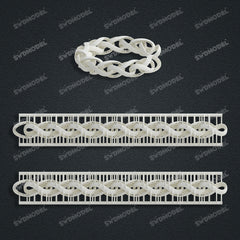 Miami Cuban Chain Casting White Wax 3D Printing Service SWDB-238-W12-02