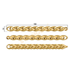 Miami Cuban Chain Casting White Wax 3D Printing Service SWDB-238-W12-02