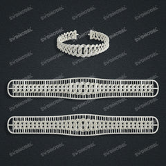 Miami Cuban Chain Casting White Wax 3D Printing Service SWDB-239-W15-04