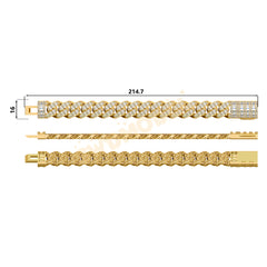 Miami Cuban Chain Casting White Wax 3D Printing Service SWDB-243-W16