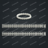 Miami Watch Band Chain Casting White Wax 3D Printing Service SWDB-250-W9.3