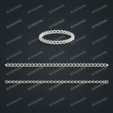 Miami Knight Chain Casting White Wax 3D Printing Service SWDB-252-W6-05