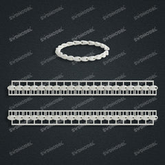 Miami Knight Chain Casting White Wax 3D Printing Service SWDB-252-W7