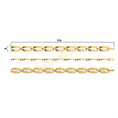 Miami Watch Band Chain Casting White Wax 3D Printing Service SWDB-278-W9