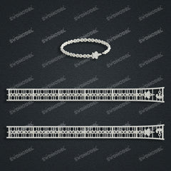 Miami Cuban Chain Casting White Wax 3D Printing Service SWDB-325-W4