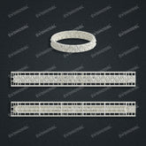 Miami Watch Band Chain Casting White Wax 3D Printing Service SWDB-328-W10