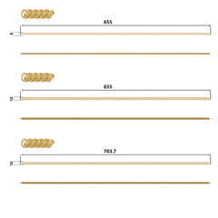 Miami Thai-style Flat Chain Casting Green Wax 3D Printing Services SWDN-296