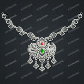 Jewelry set Filigree Necklace White Wax Casting Resin 3D Printing Service SWDT-001ap-N
