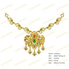 Jewelry set Filigree Set White Wax Casting Resin 3D Printing Service SWDT-001ap