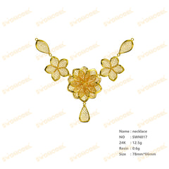 Jewelry set Filigree Set White Wax Casting Resin 3D Printing Service SWT017