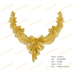 Jewelry set  Filigree Set   White Wax Casting Resin 3D Printing Service  CNF80