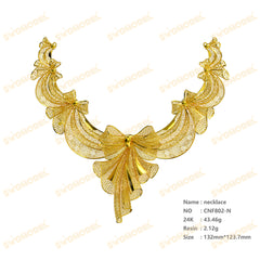 Jewelry set  Filigree Set   White Wax Casting Resin 3D Printing Service  CNF802